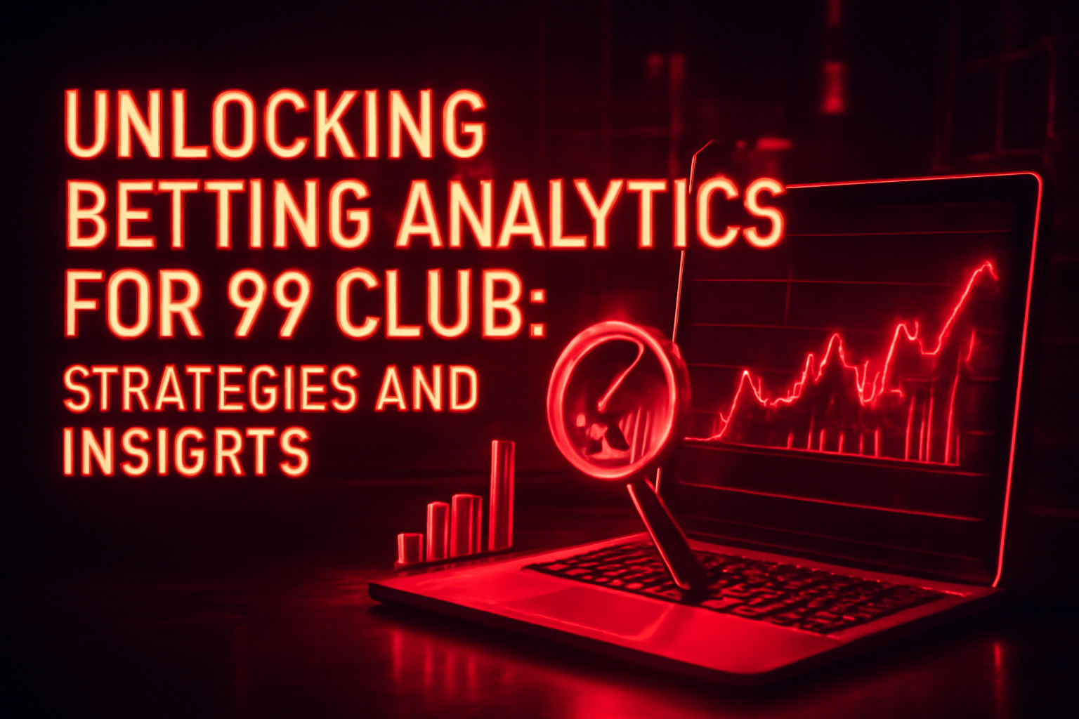 A high-tech scene showcasing the overview of 99 Club features with dominant red accents.
