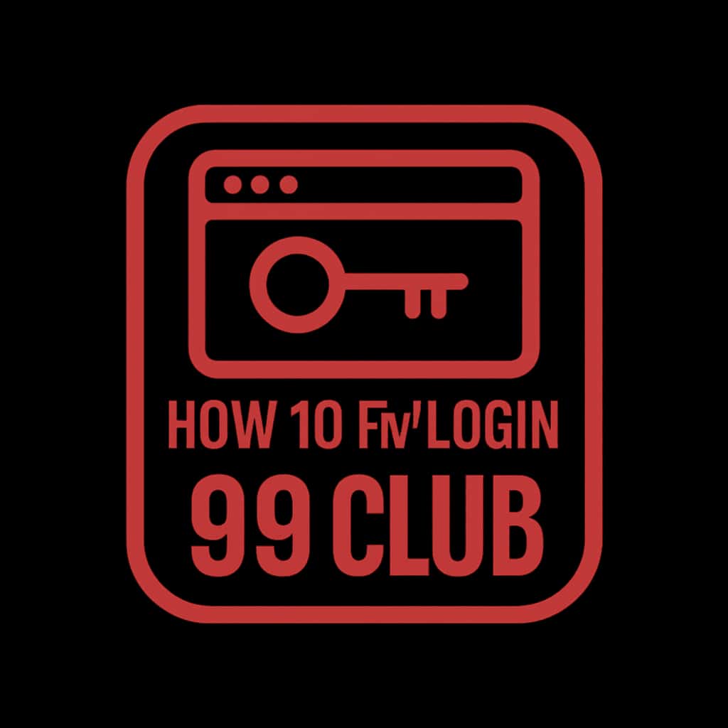 Icon representing login assistance for 99 Club.