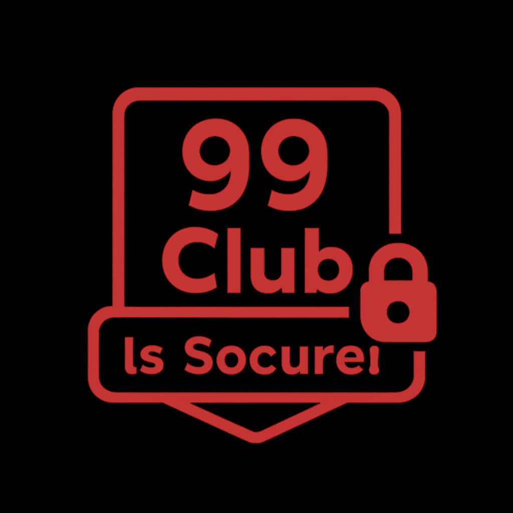 Badge symbolizing the security of 99 Club.